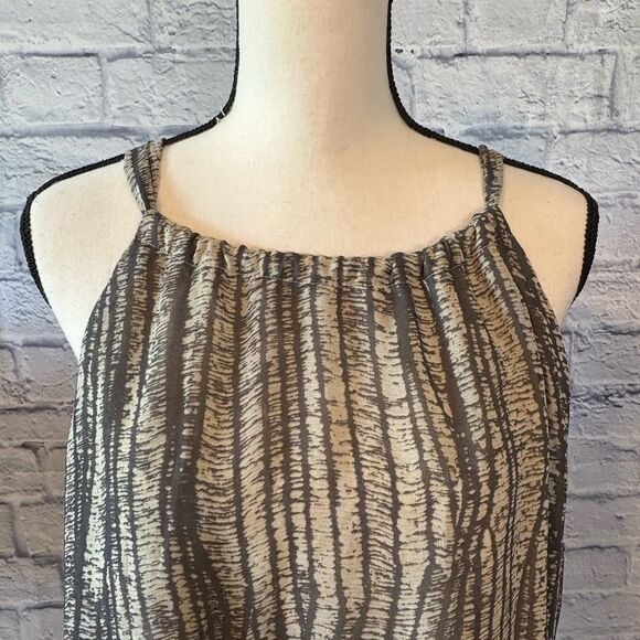 City Chic Brown and Cream Maxi Dress - Picture 3 of 7